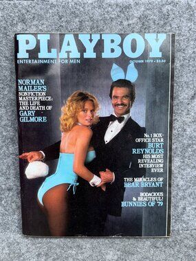Vintage Playboy Magazine October 1979 Burt Reynolds Cover Ursula Buchfellner